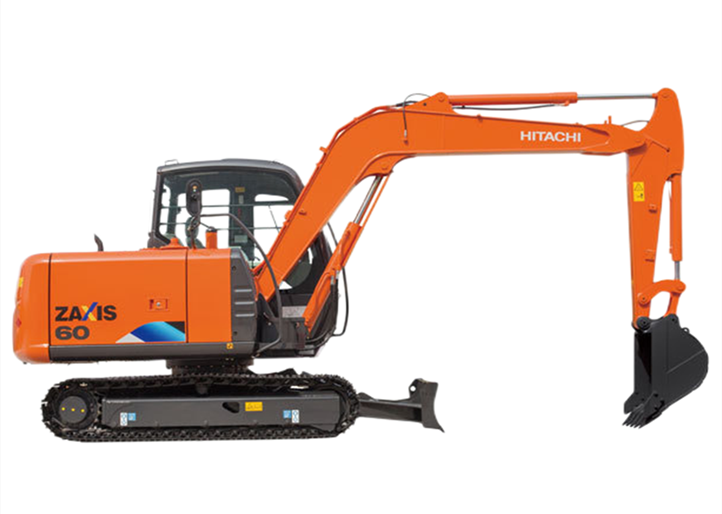 hitachi compact excavator truck