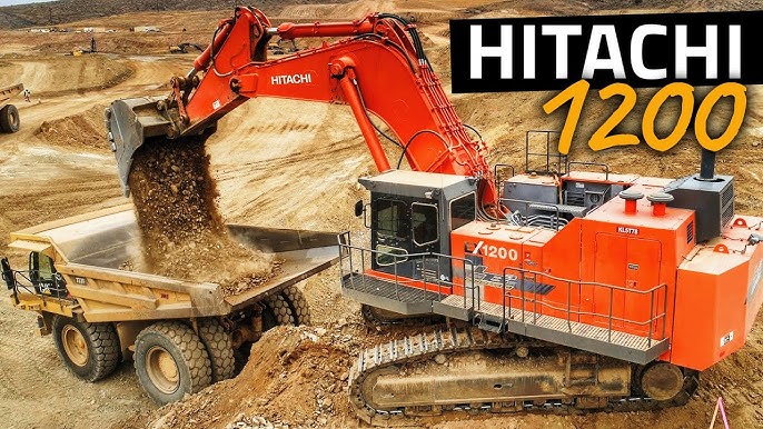 hitachi 1200 excavator truck
