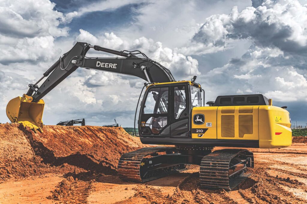 jd 210 excavator truck