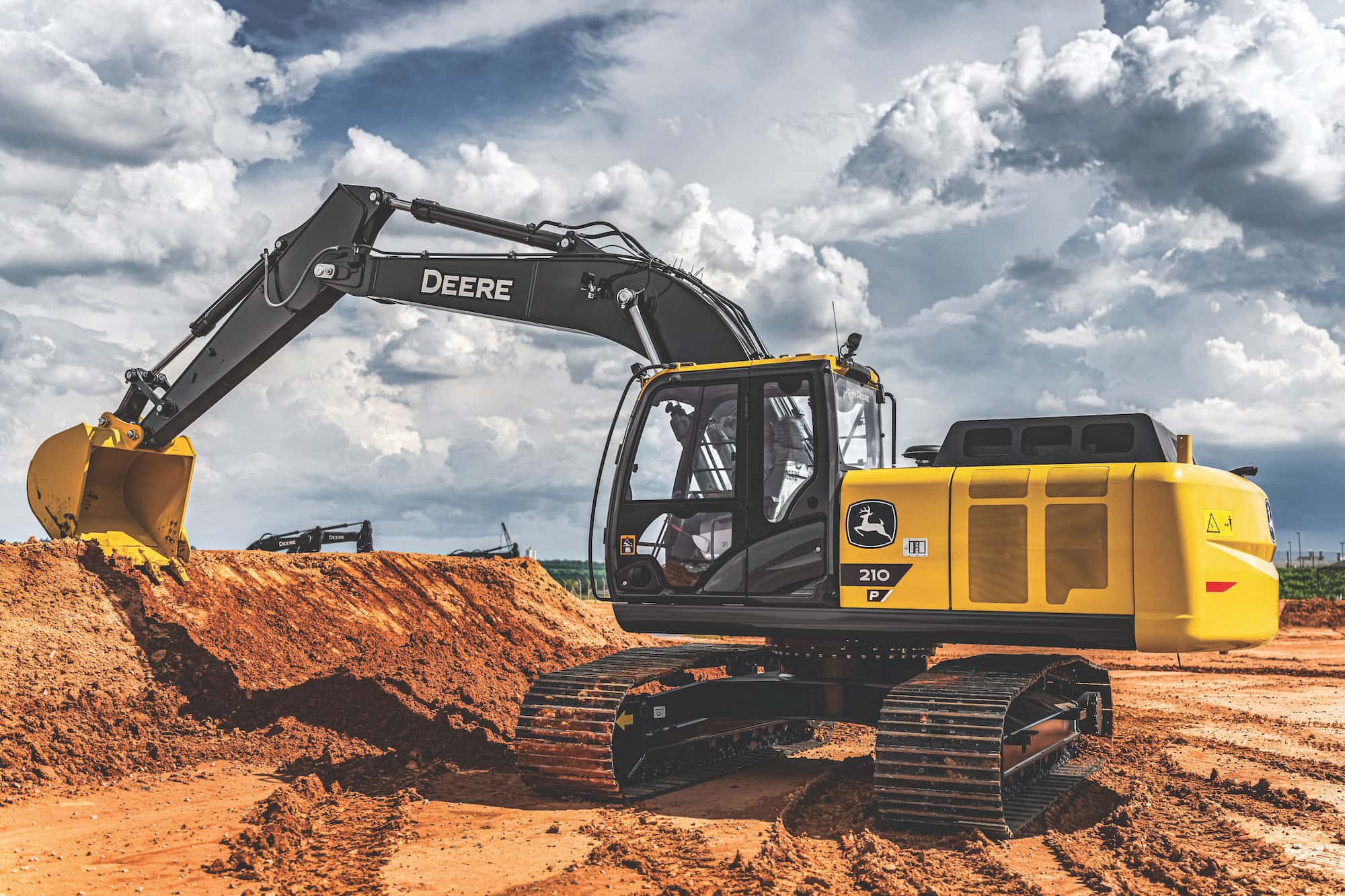 jd 210 excavator truck