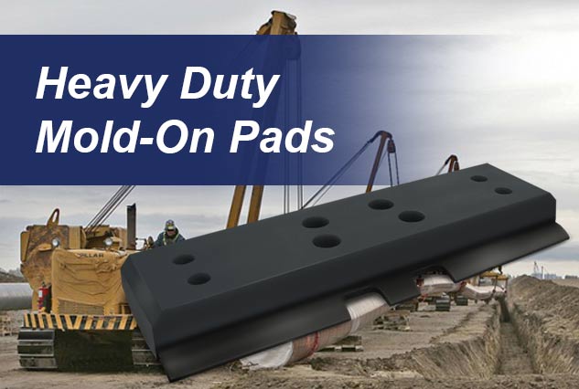 excavator track pads