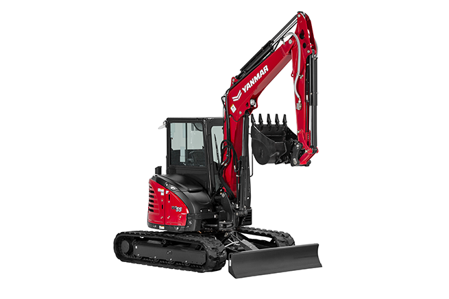 yanmar 55 excavator truck