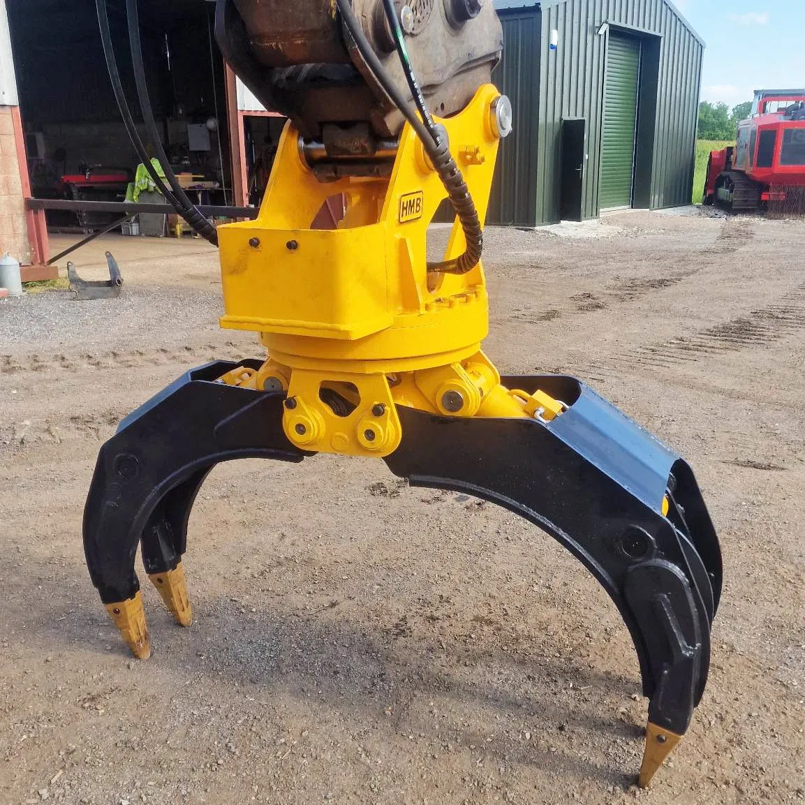 log grapple for excavator