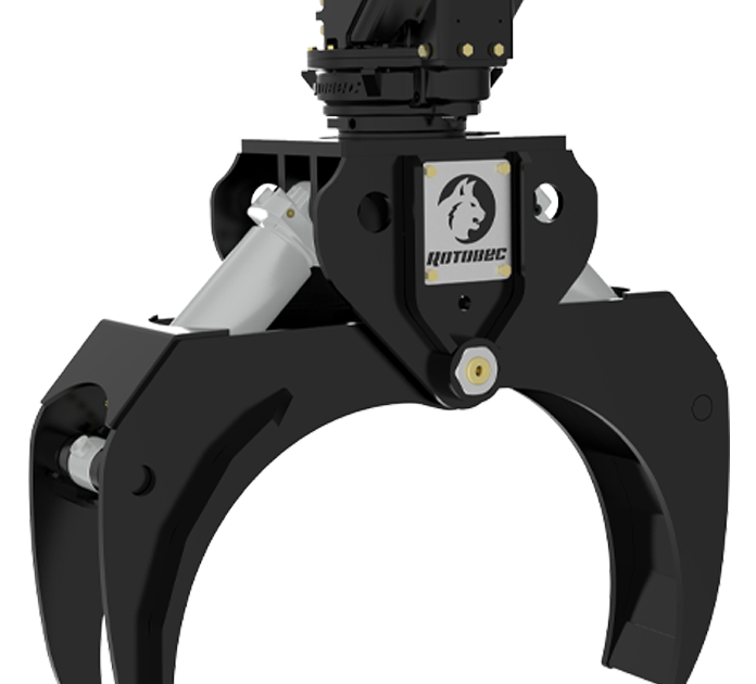 log grapple for excavator