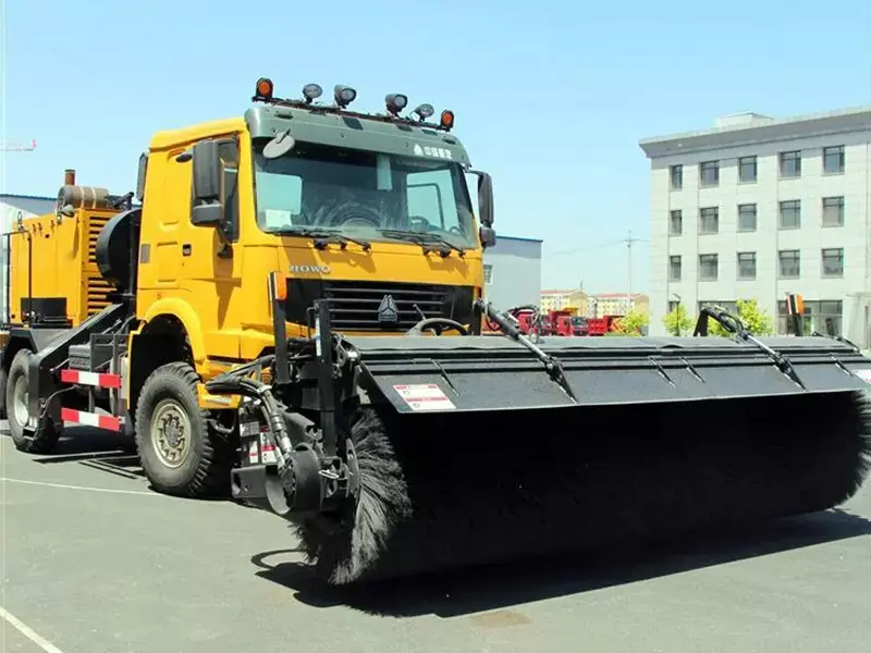 dump truck snow plow