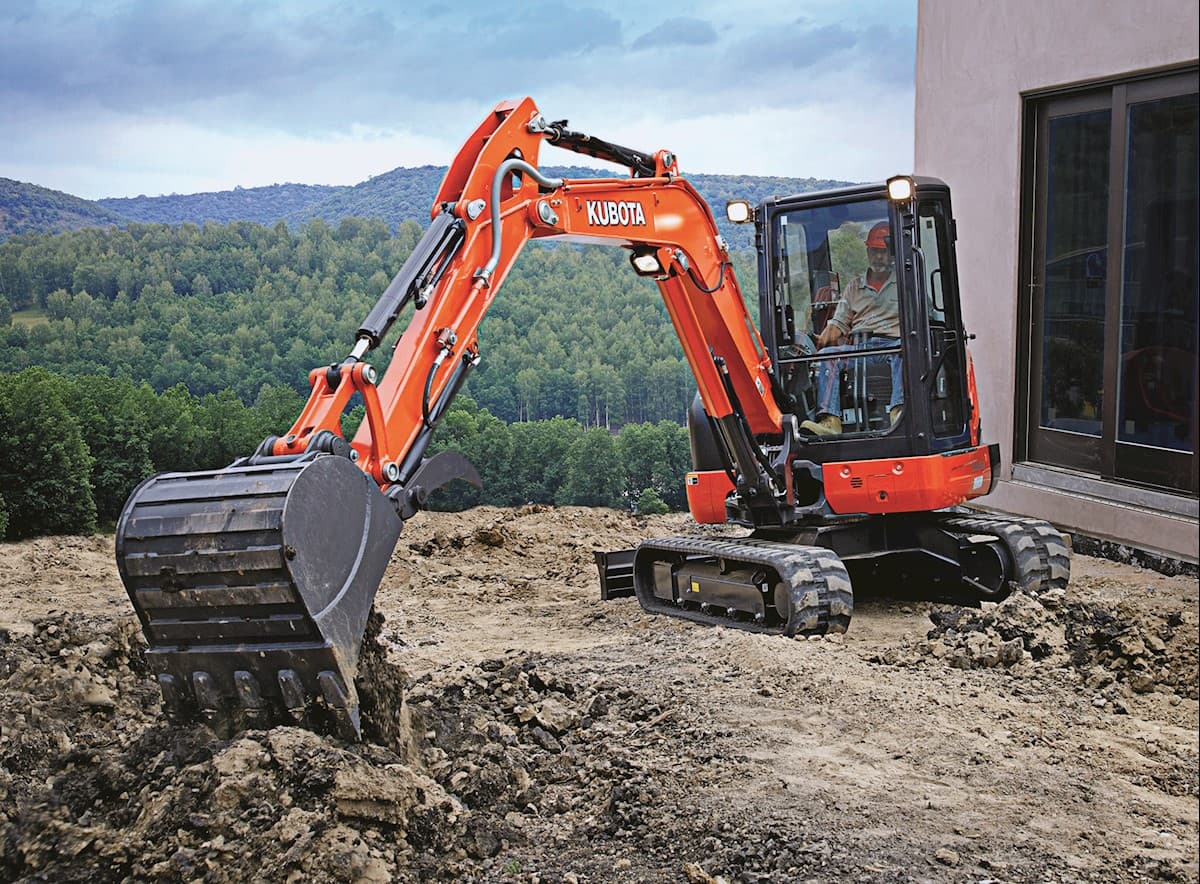 kubota compact excavators for sale