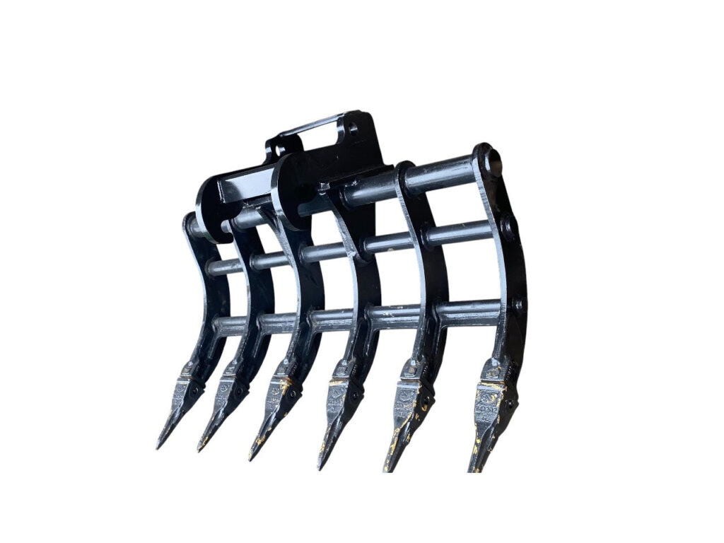 excavator brush rake truck