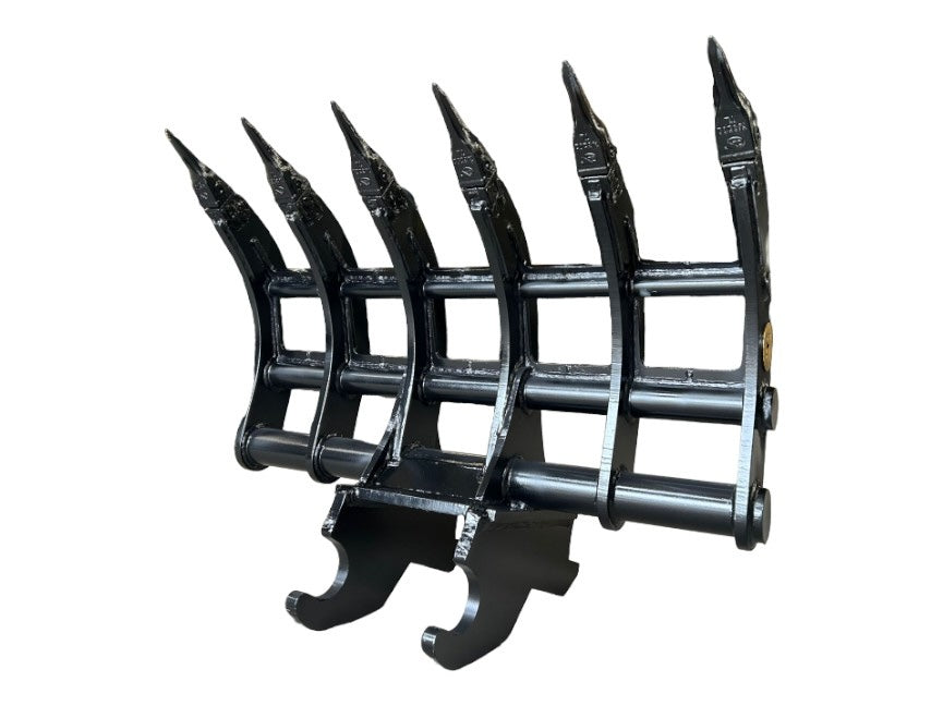 excavator brush rake