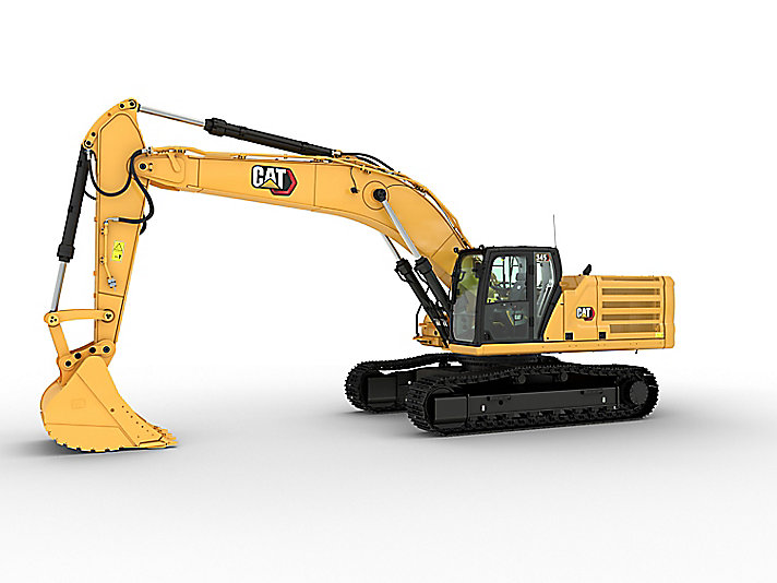 cat 345 excavator truck