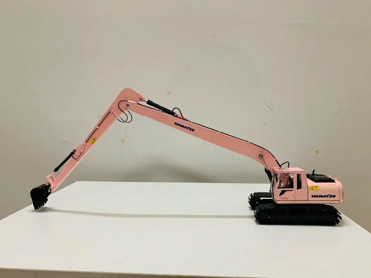 pink excavator