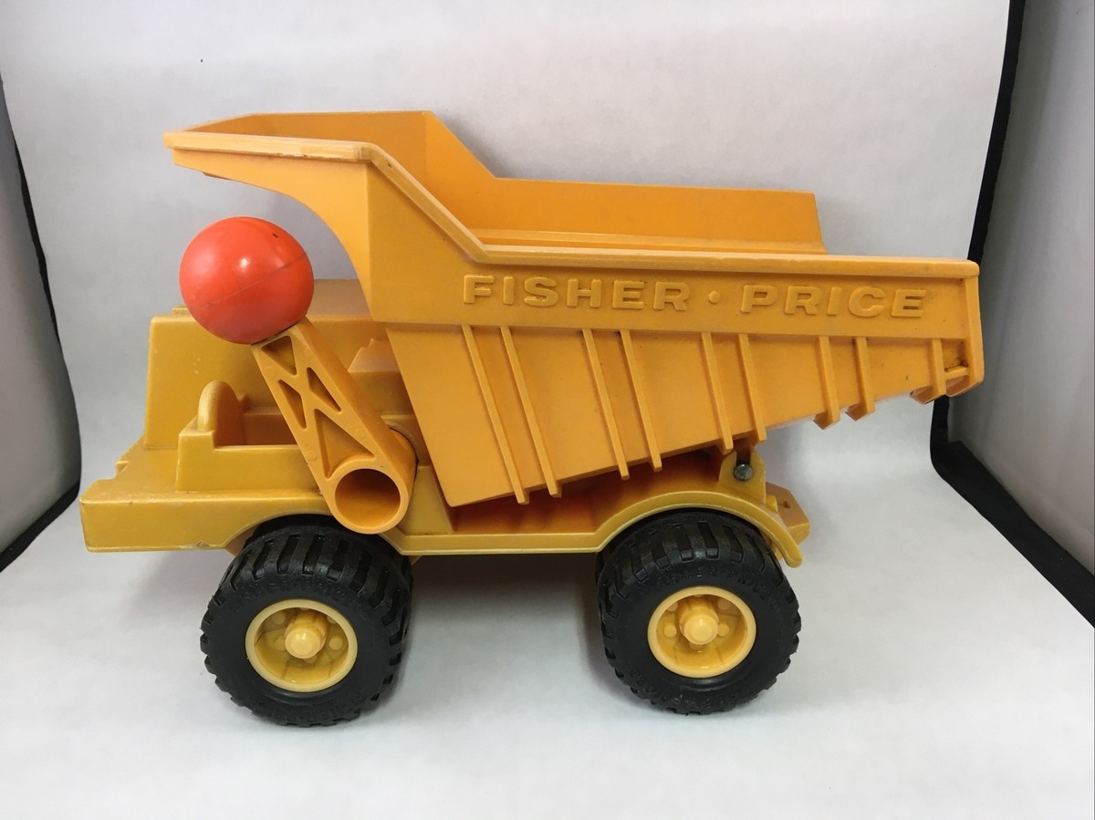 vintage fisher price dump truck truck