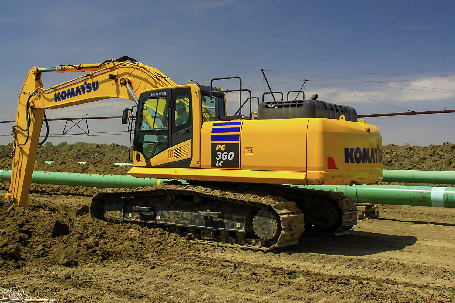 360 komatsu excavator